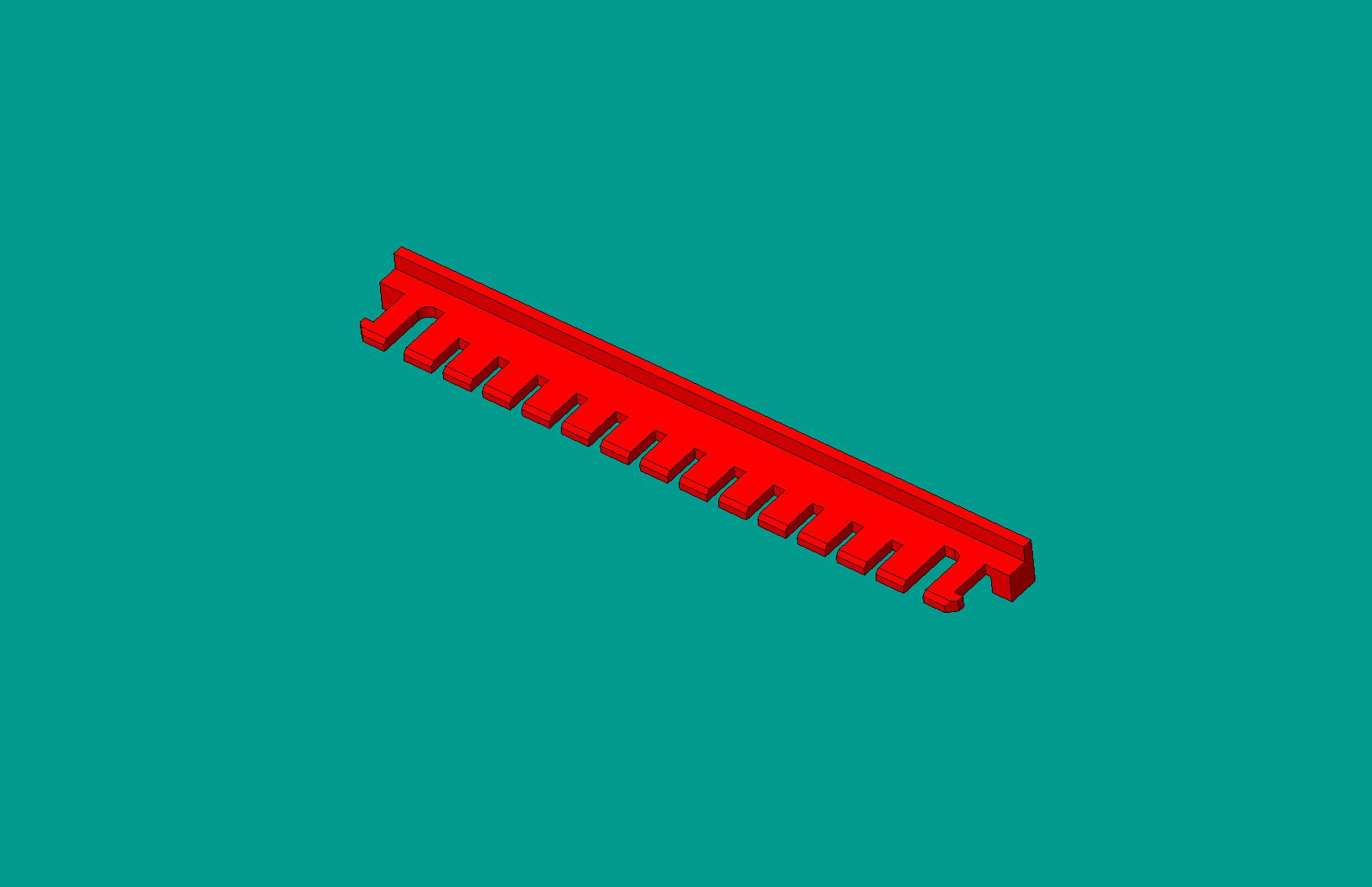 2.0間距，A2008S-15鎖片紅色