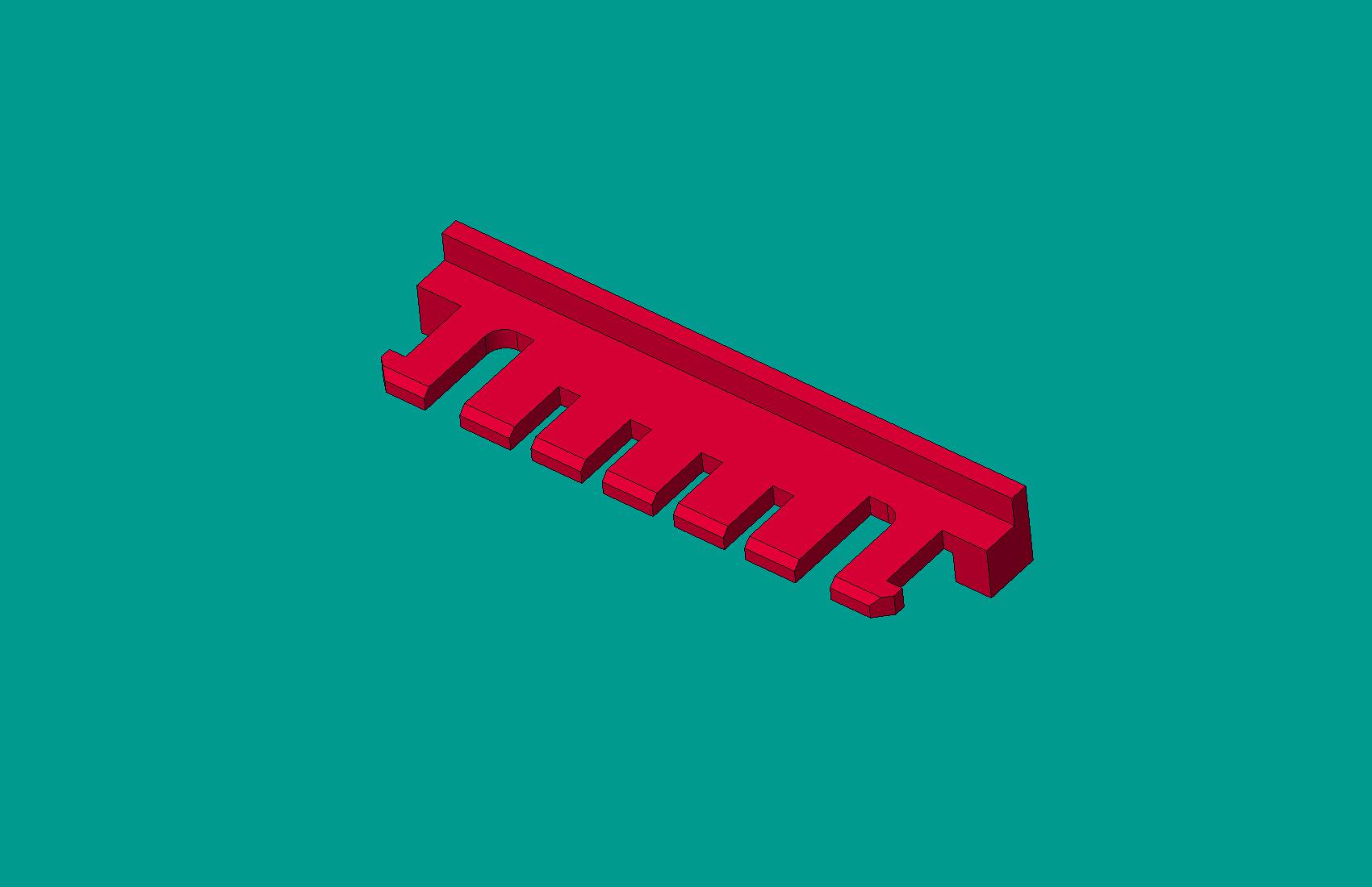 2.0間距，A2008S-7鎖片紅色