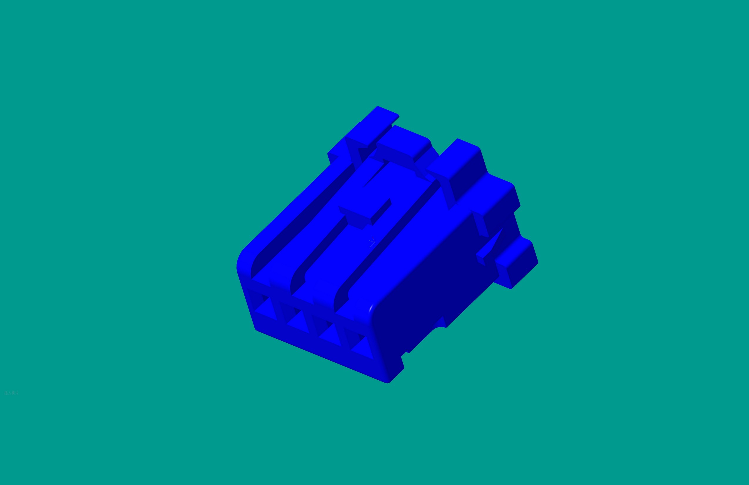 2.0間距，PNIRP-04V-S藍色