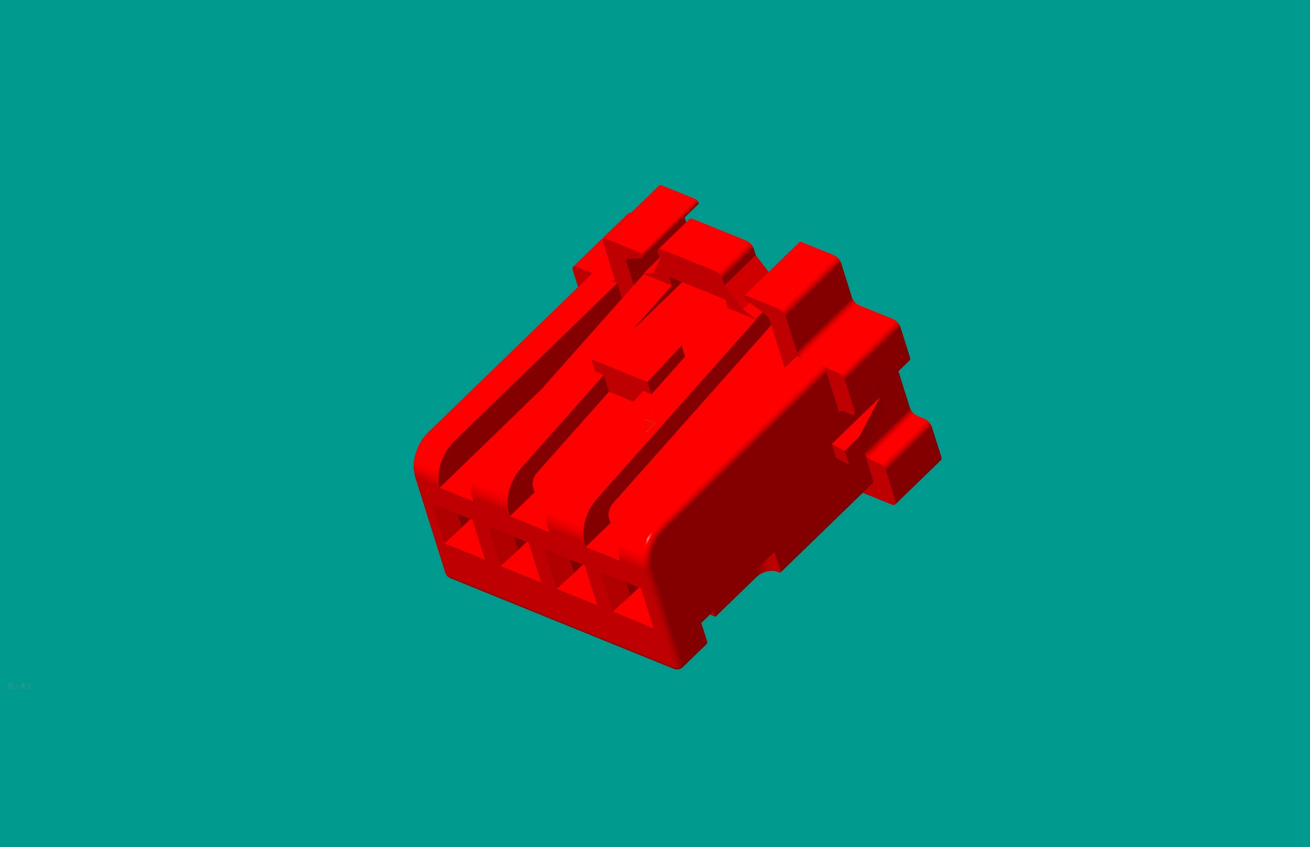 2.0間距，PNIRP-04V-S紅色