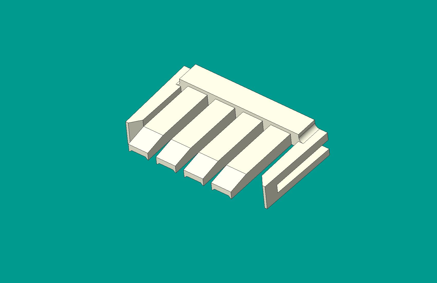 2.0間距，PNIS-04V鎖片