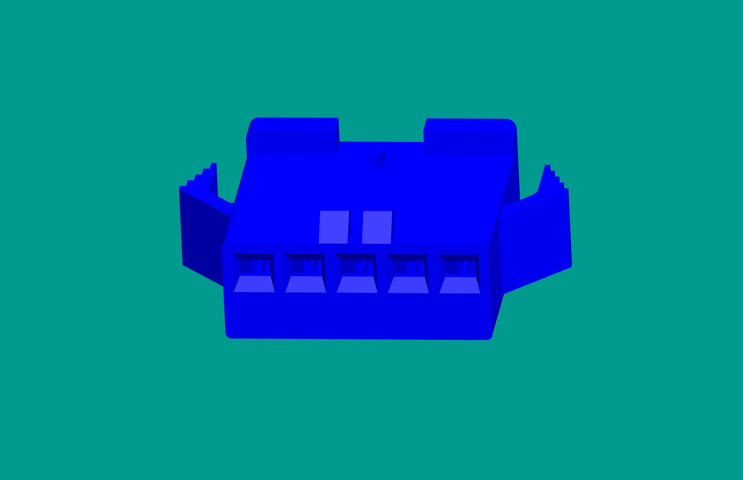 SMP-5孔塑殼C型藍(lán)色