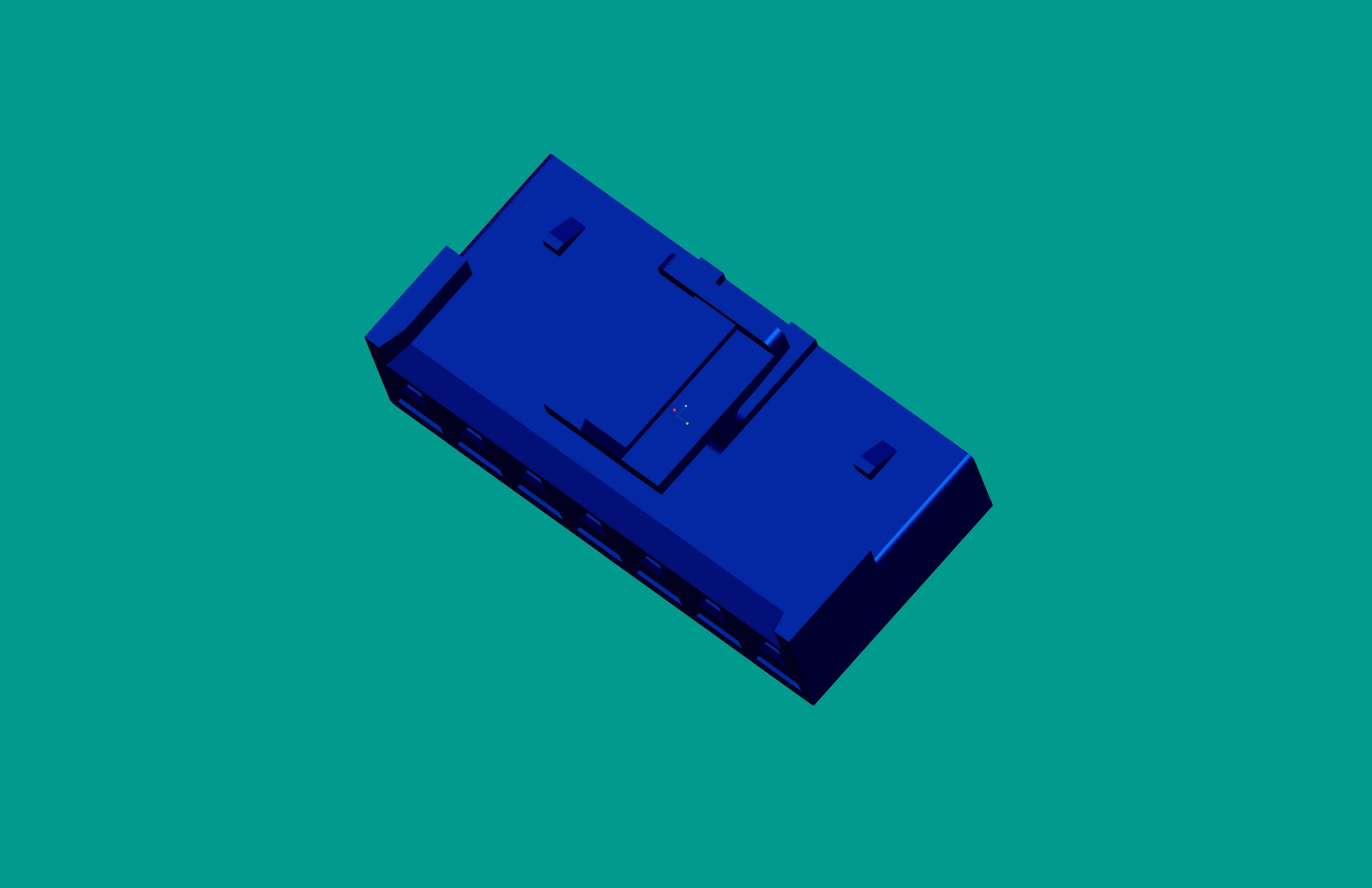 VH-7Y帶槽鎖片型藍色