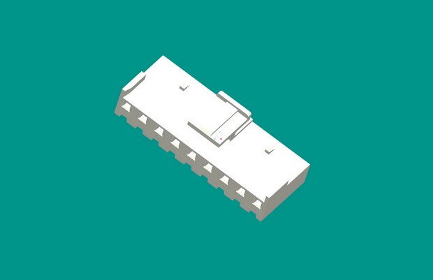 VH-9Y帶槽鎖片型白色